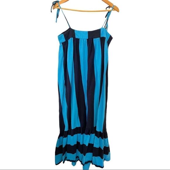 M.D.S. stripes Blue Dress - Picture 9 of 10